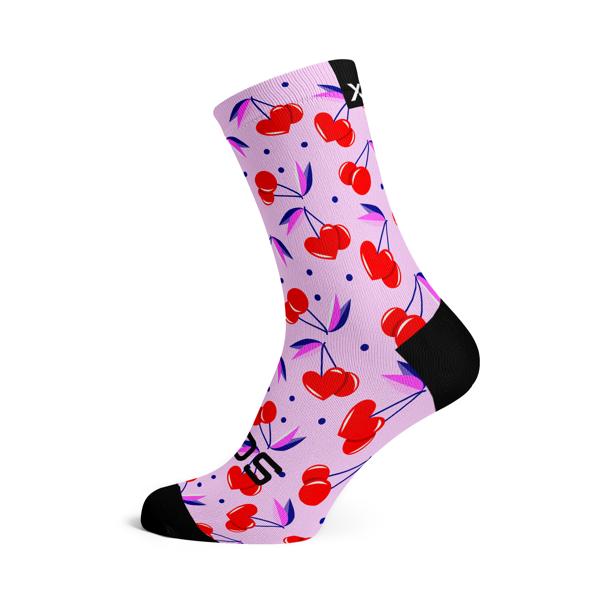 Cherry Pink Socks