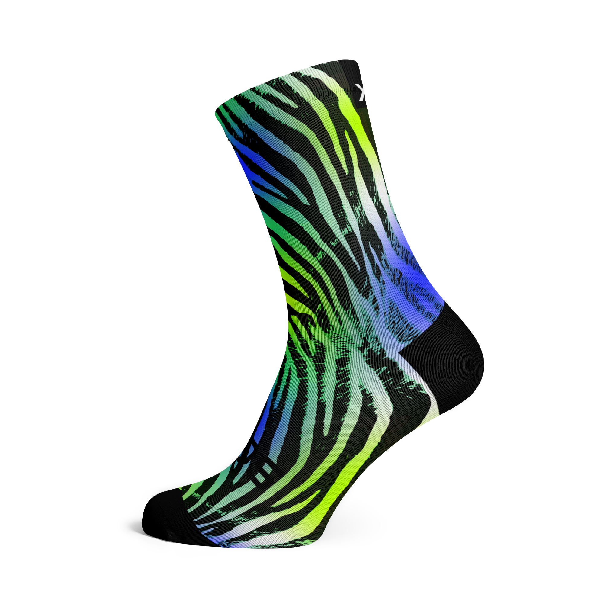 Electric Zebra Socks