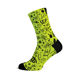 Fluo Doodle Socks