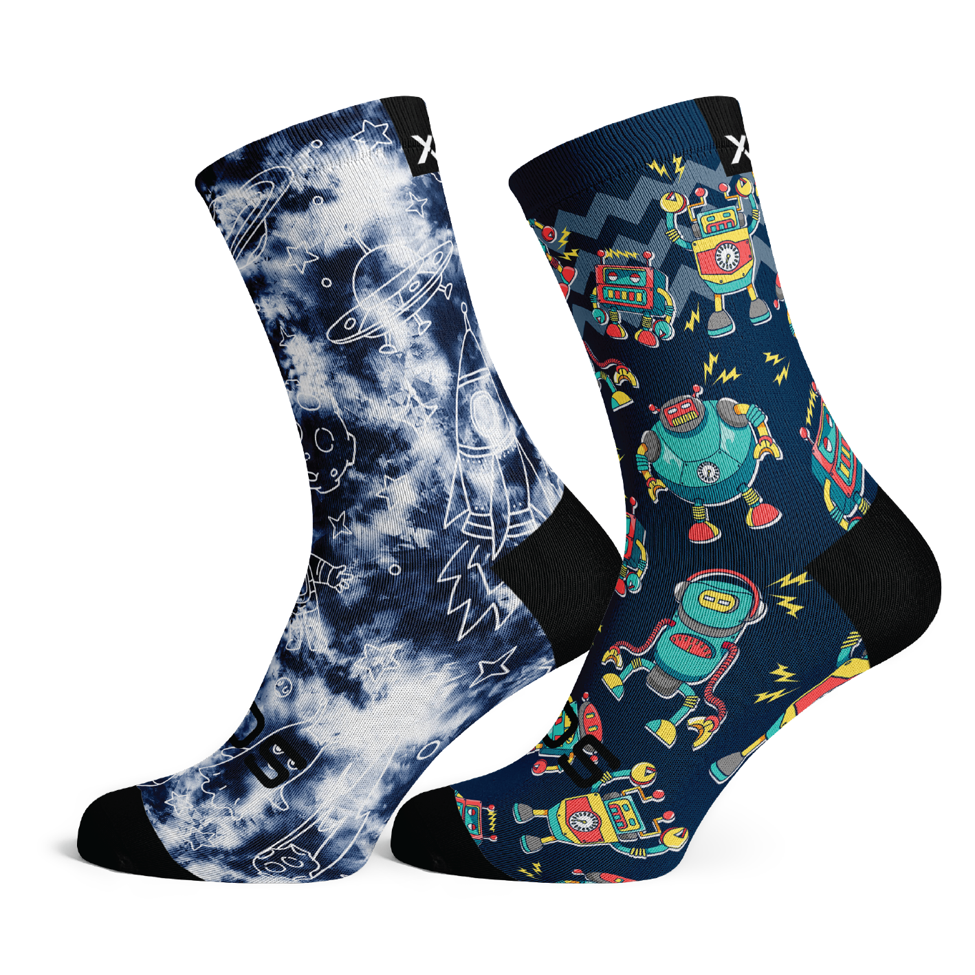 Kids Socks Galactic & Robot