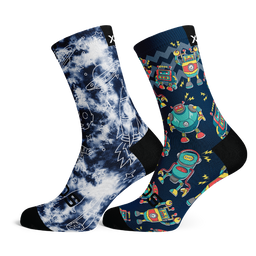 Kids Socks Galactic & Robot
