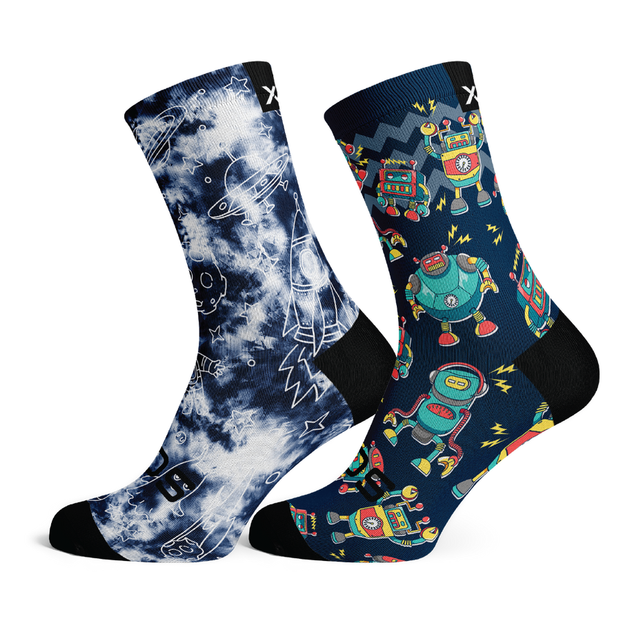 Kids Socks Galactic & Robot