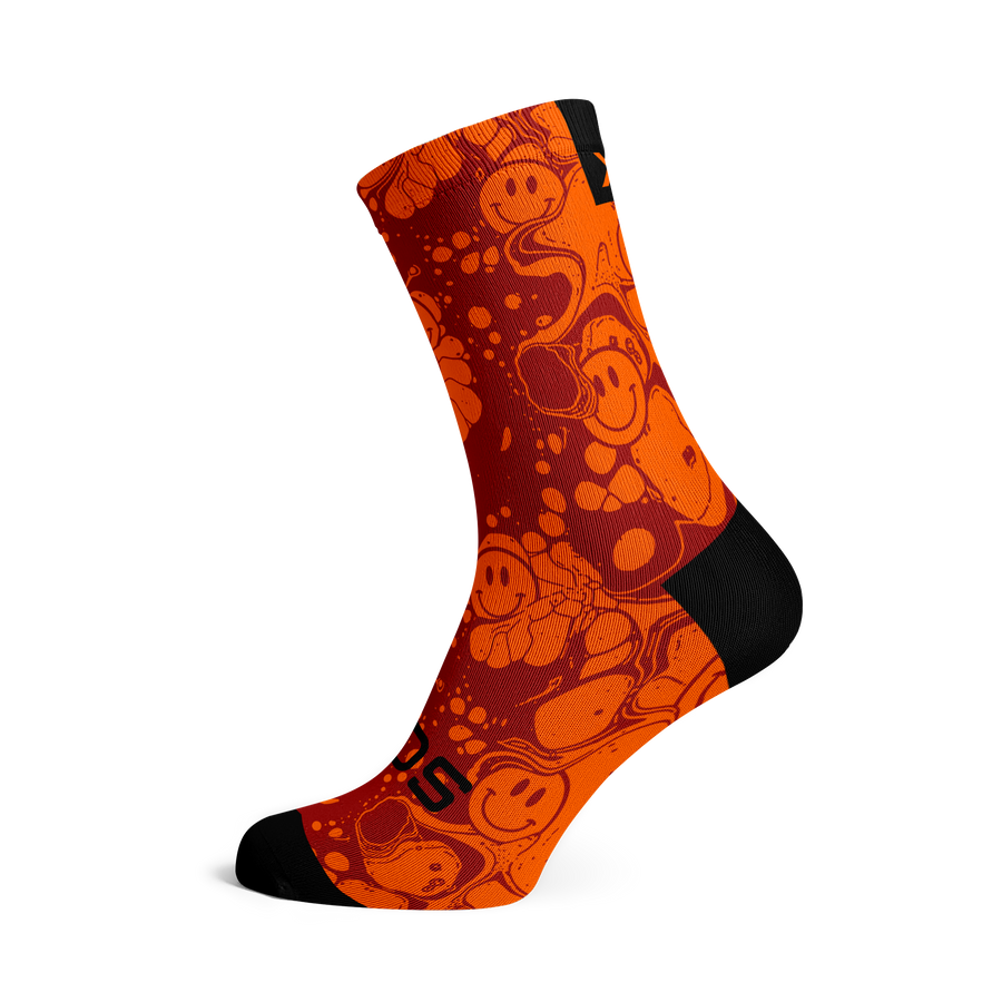 Neon Slide Orange Socks