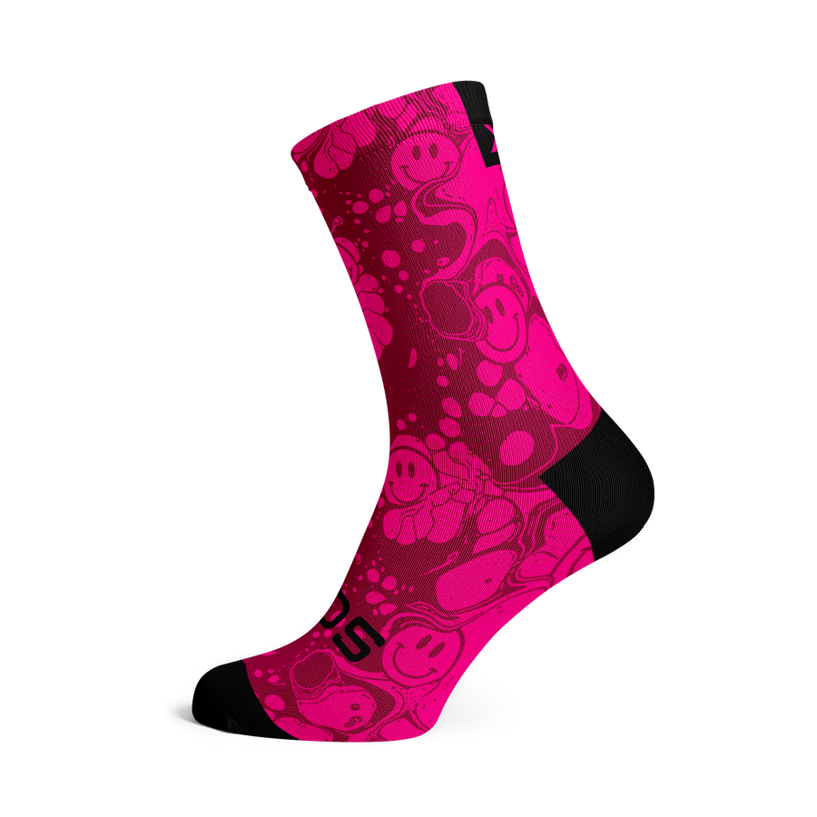 Neon Slide Pink Socks