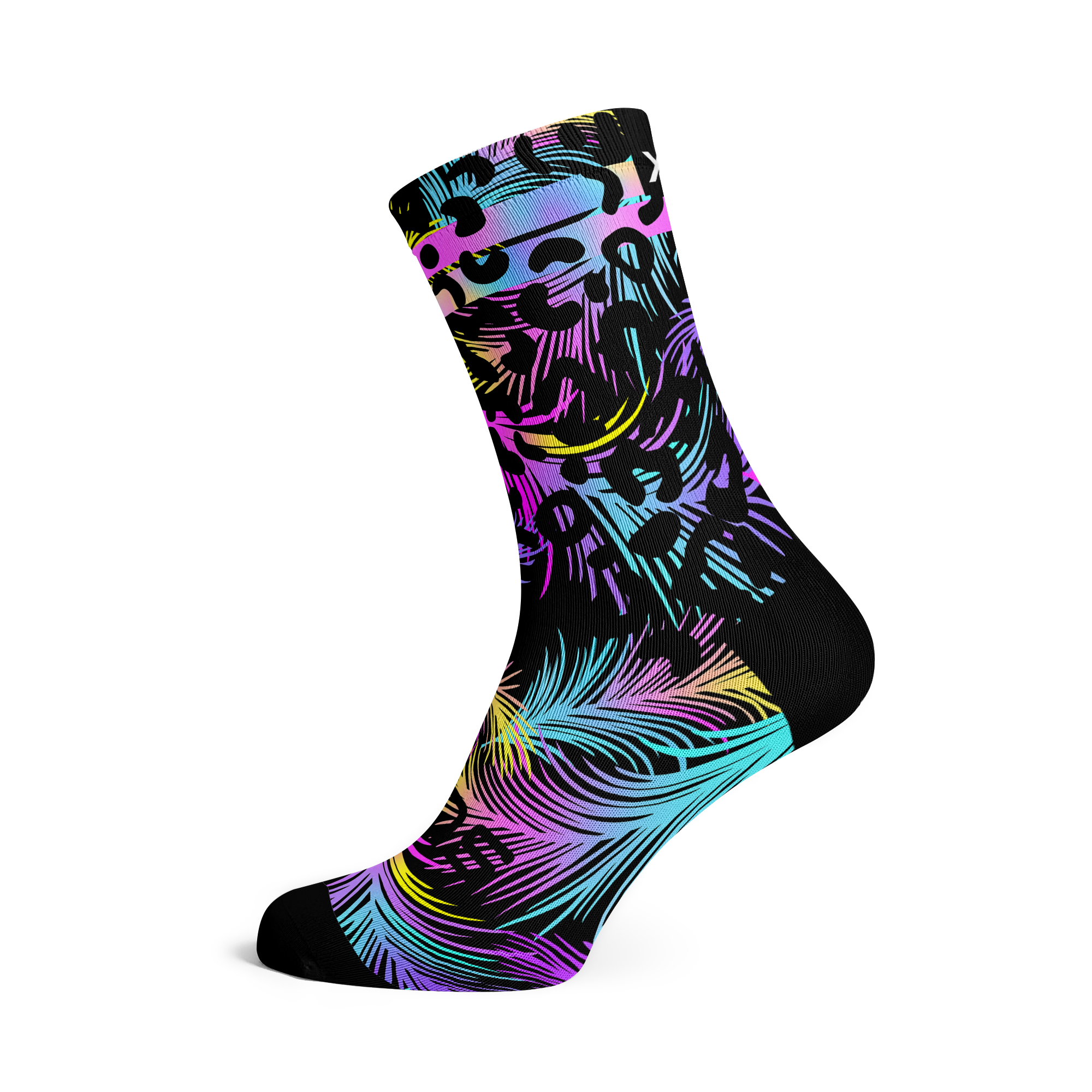Pastel Black Socks