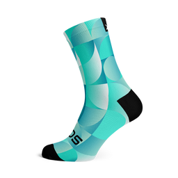 Solid Turquoise Socks