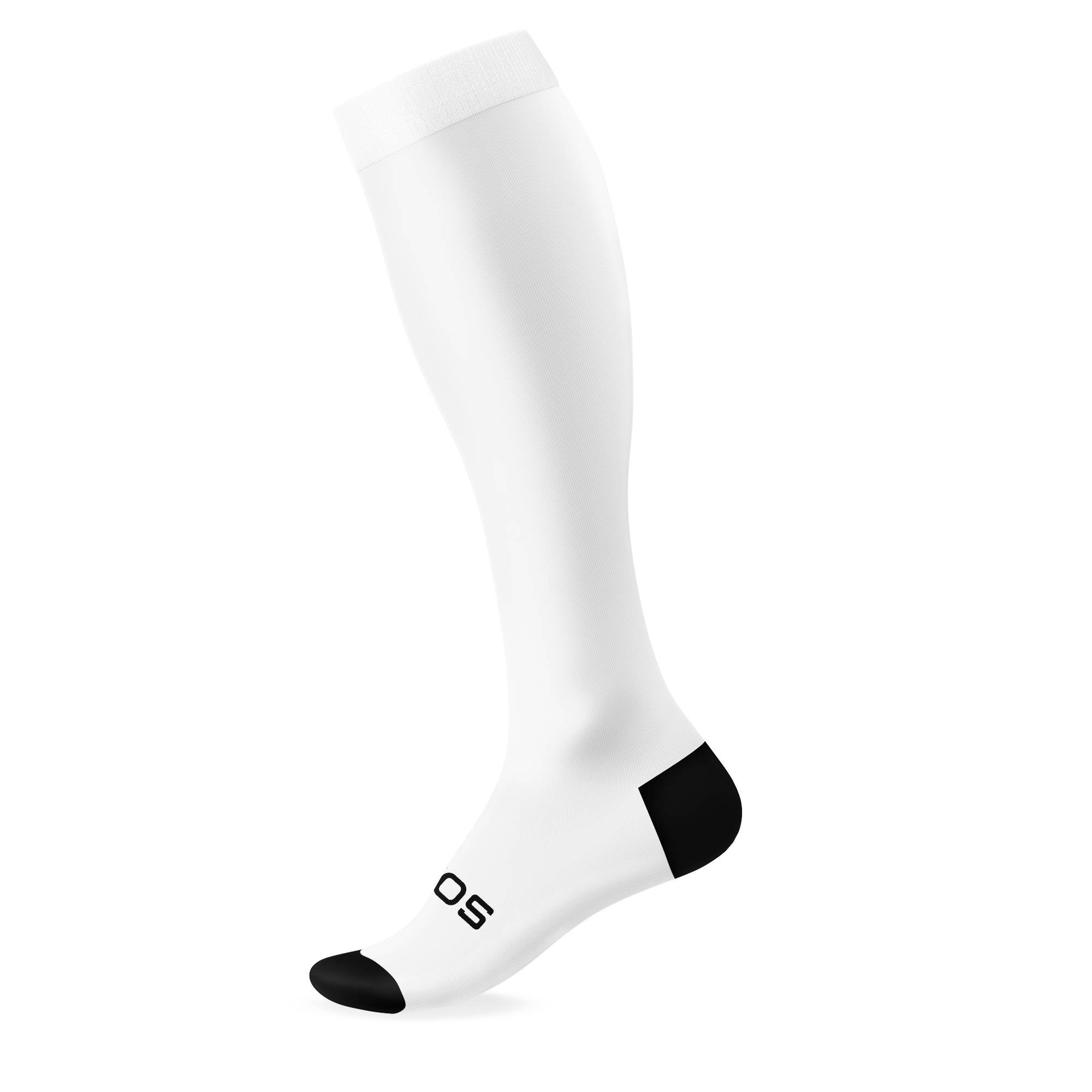 Solid White Knee High Socks