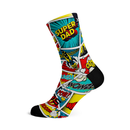Super Dad 6.0 Crew Socks